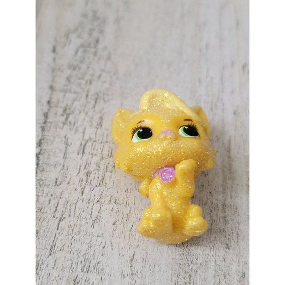 Mini orange tabby cat glitter Tiara princess pet doll accessory toy - Picture 2 of 4